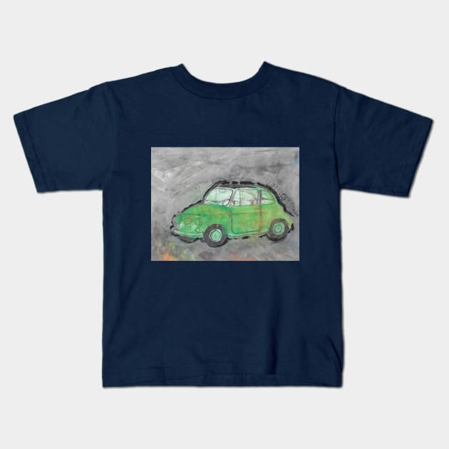 Fiat 500 - 41 Kids T-Shirt by walter festuccia